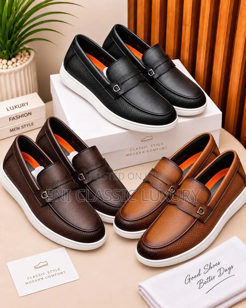 Pure Quality Luxury Men's Loafers Flat Shoes Collection Best Quality
