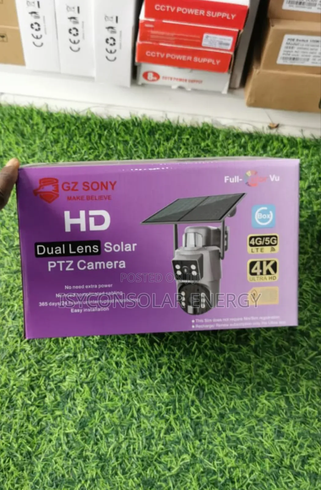 GZ Sony HD Dual Lens Solar PTZ Camera