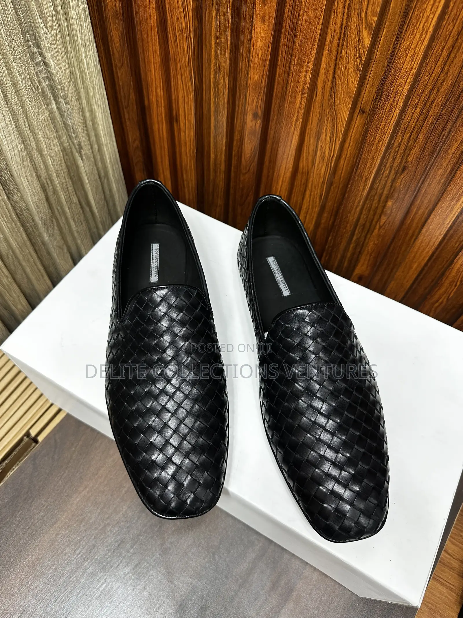 Bottega Veneta–style Intrecciato Woven Loafers