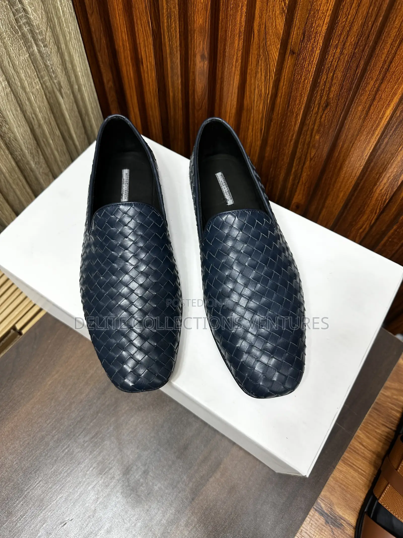 Bottega Veneta–style Intrecciato Woven Loafers