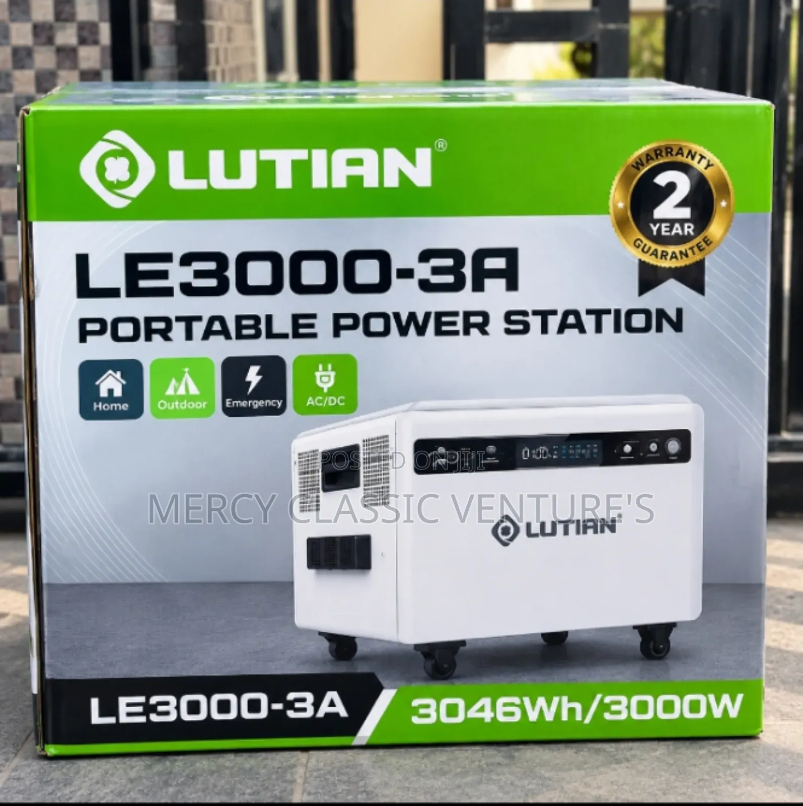 LUTIAN LE3000-3A All-in-One Portable Power Station – 3000W / 3046Wh