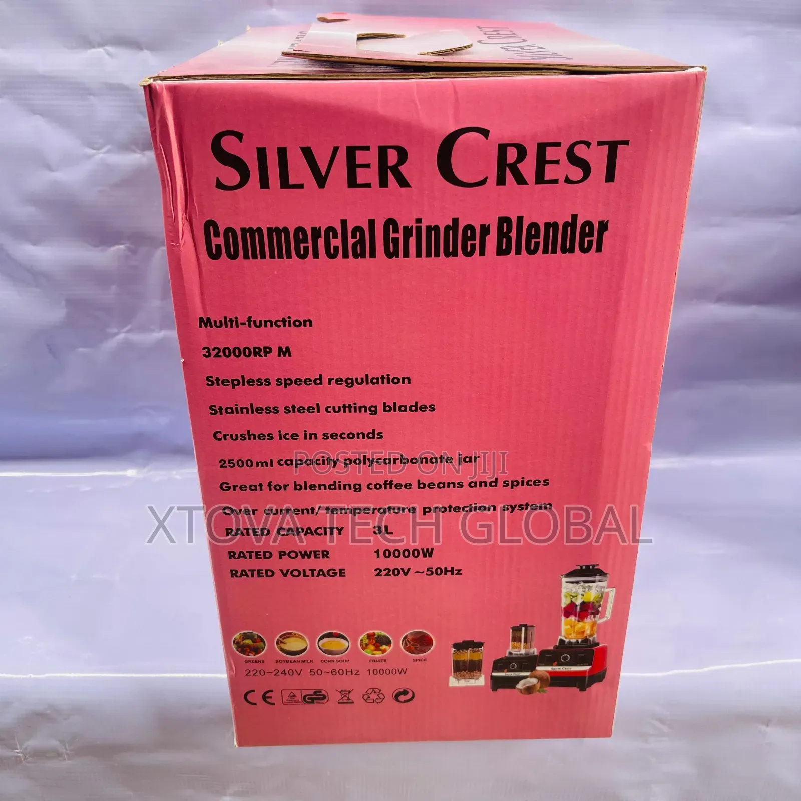 Silver Crest 3L Commercial Grinder Blender