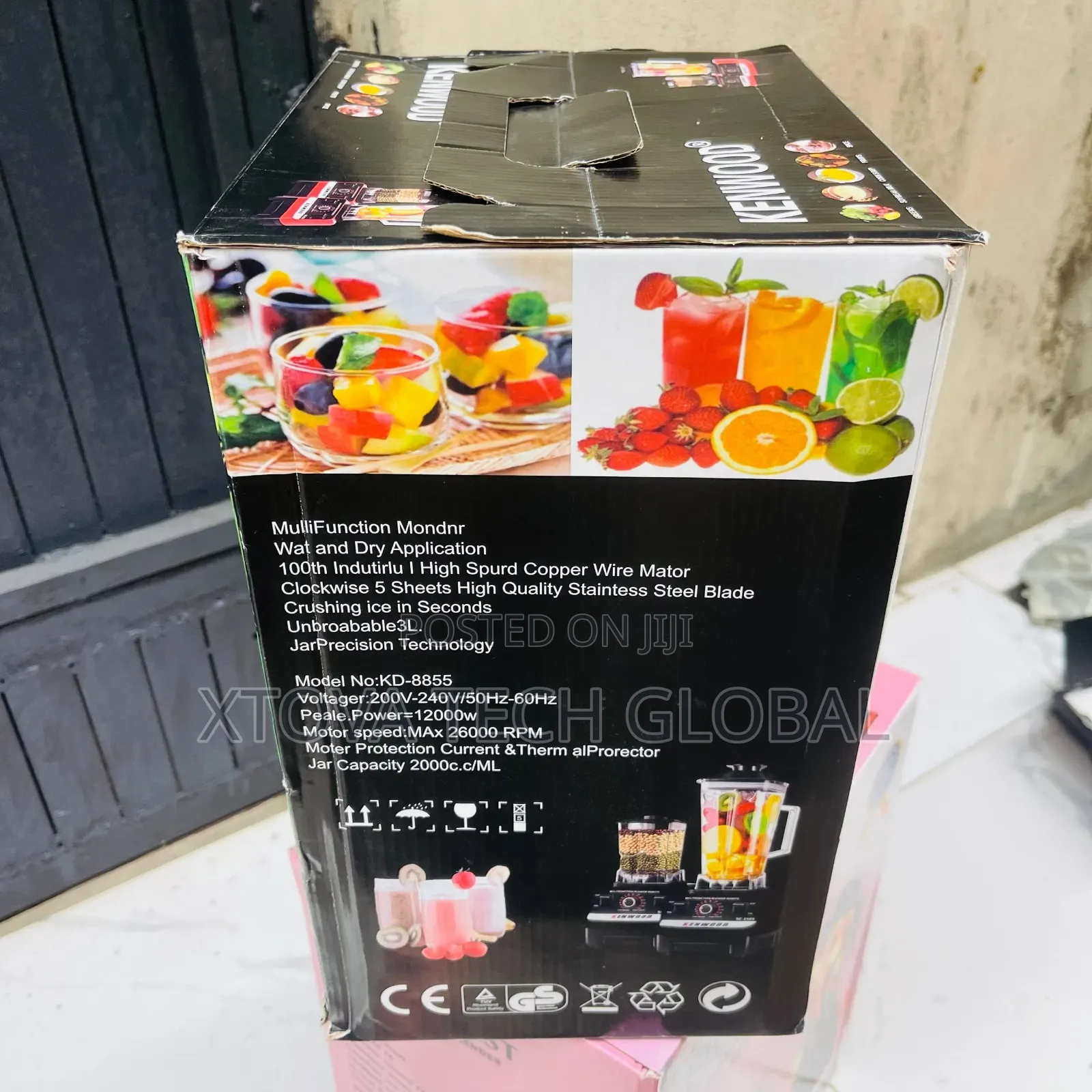 Kenwood 3L 2-in-1 Blender Crusher