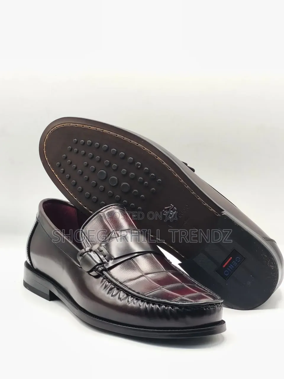 Genio Pebbled Loafers Collection in 3 Colours