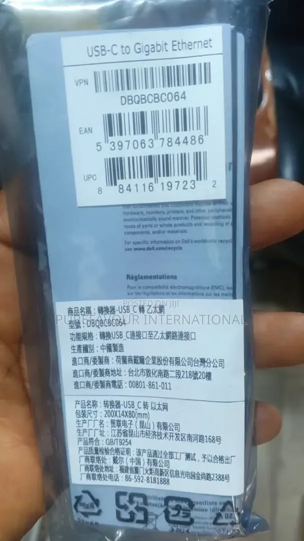 Dell USB-C to Vga Adapter Dbqbnbc064 0rv9hp