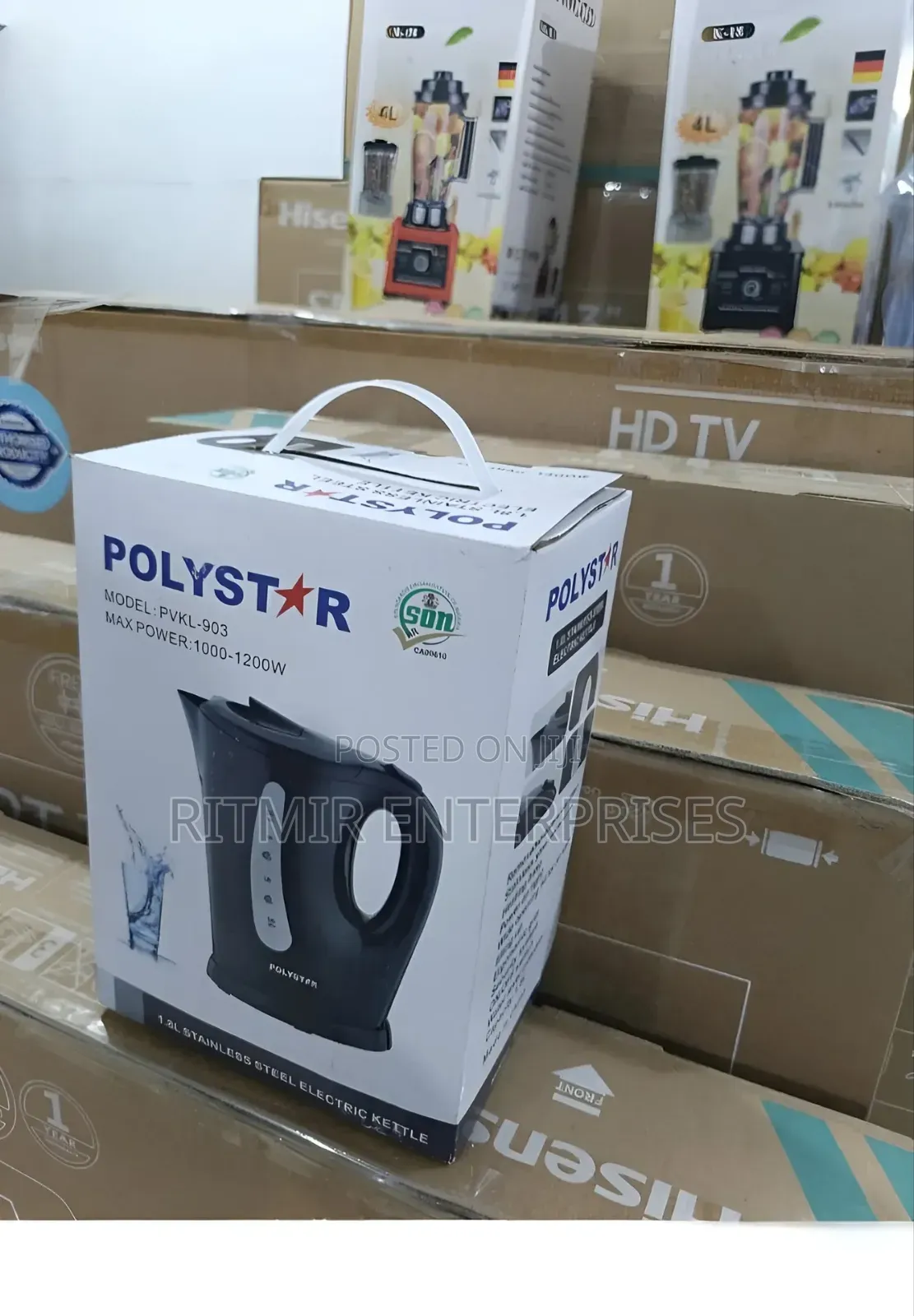 Polystar 1.8L Electric Jug Kettle