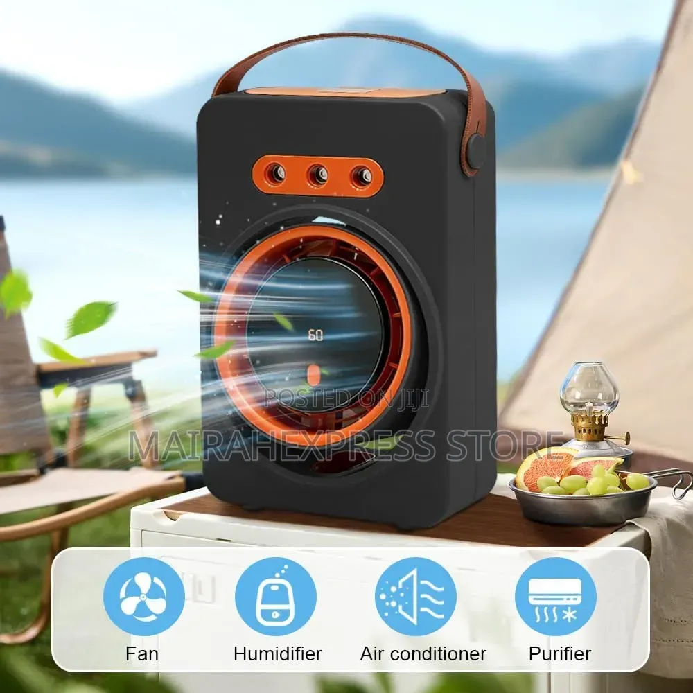 Portable Desktop Spray Fan (Cooling Breeze Air Humidification)