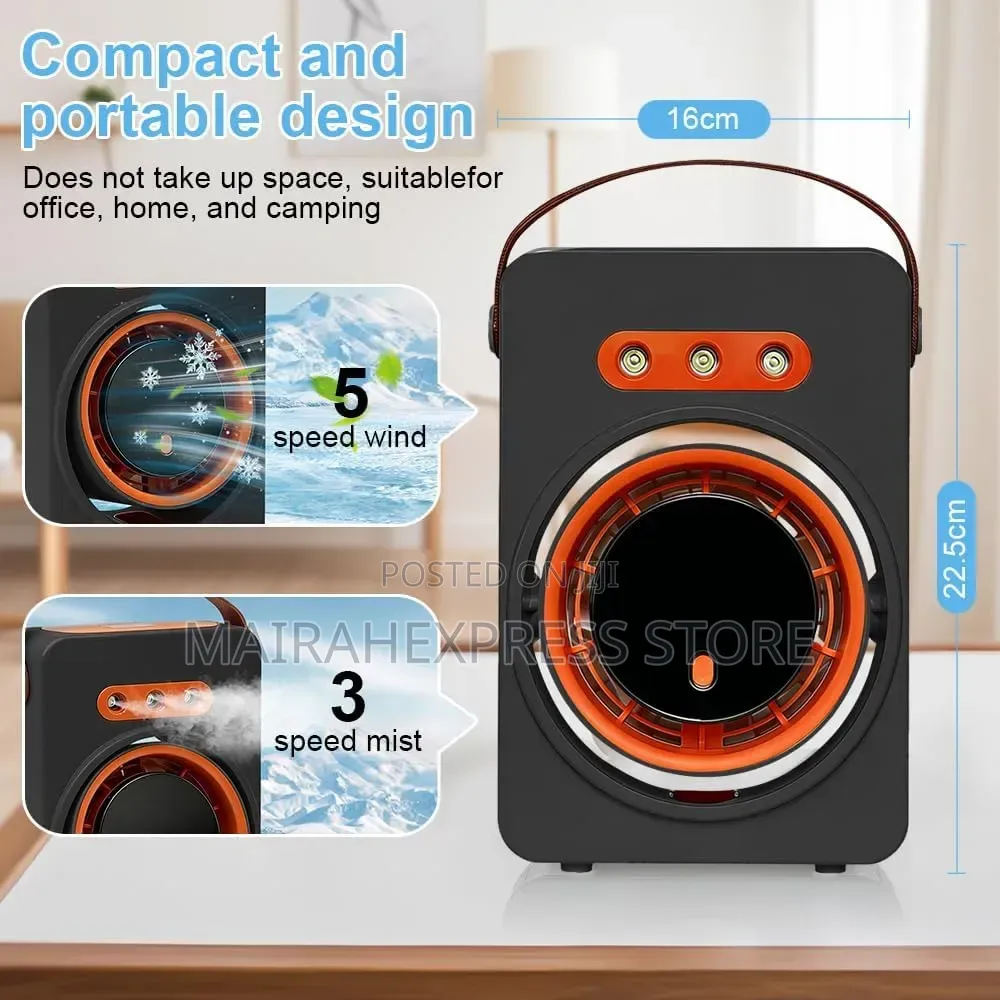 Portable Desktop Spray Fan (Cooling Breeze Air Humidification)