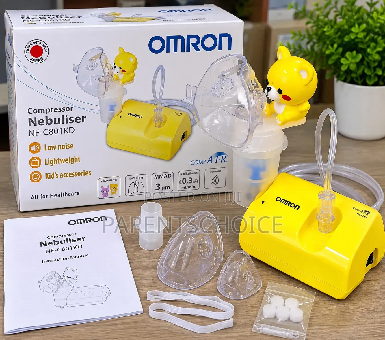 Omron C801 Children CompAir Compressor Nebulizer