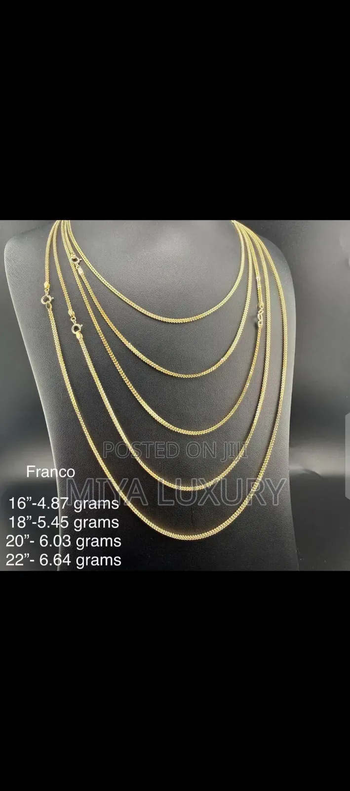 750 Pure Italian Gold Chain(18karat)