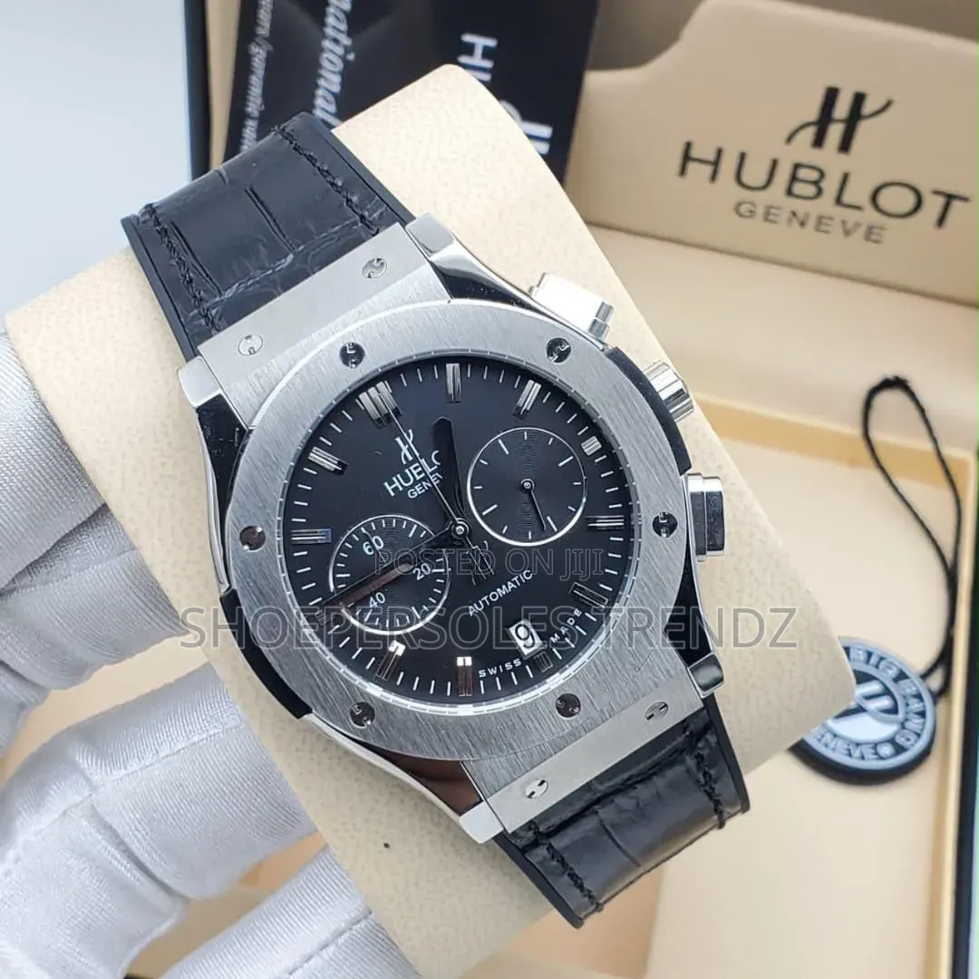 Hublot Automatic Leather Strap.