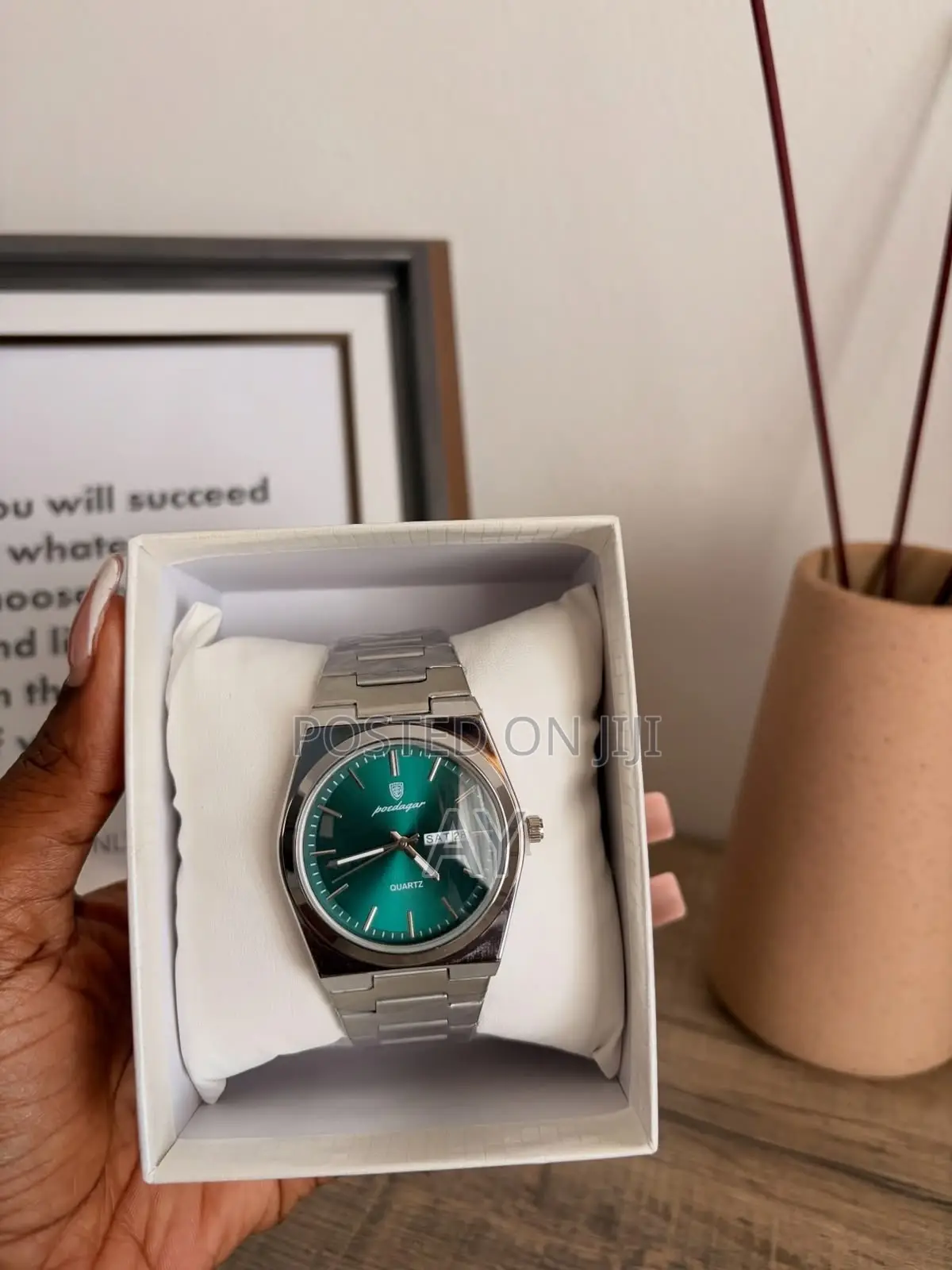 Premium Blue Dial Quartz Wristwatch