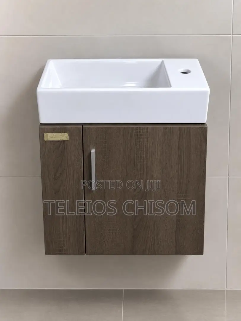 Basin With Cabinet Fitted