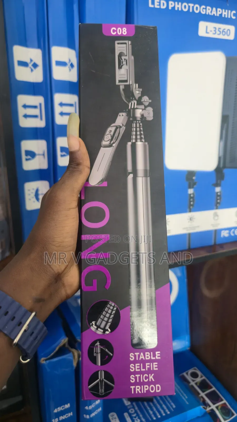 C08 Stable Selfie Stick Stand