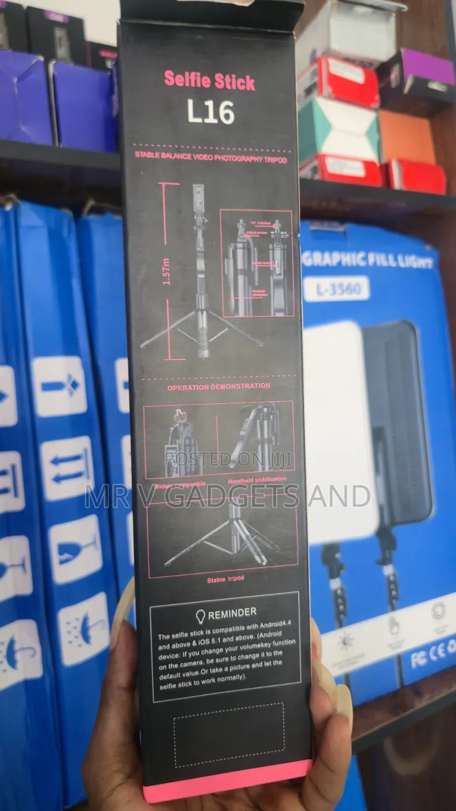 L16 Selfie Tripod Stick
