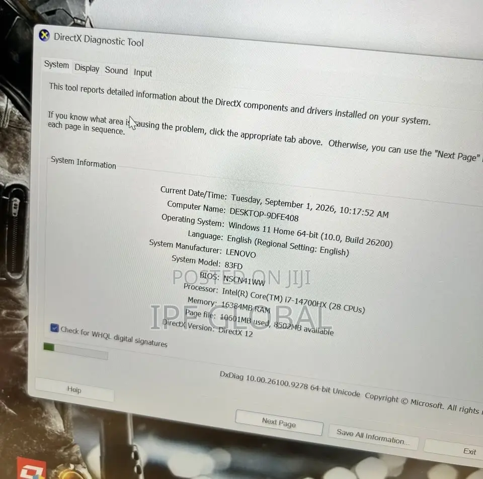 Laptop Lenovo Legion 7 16GB Intel Core i7 SSD 1T