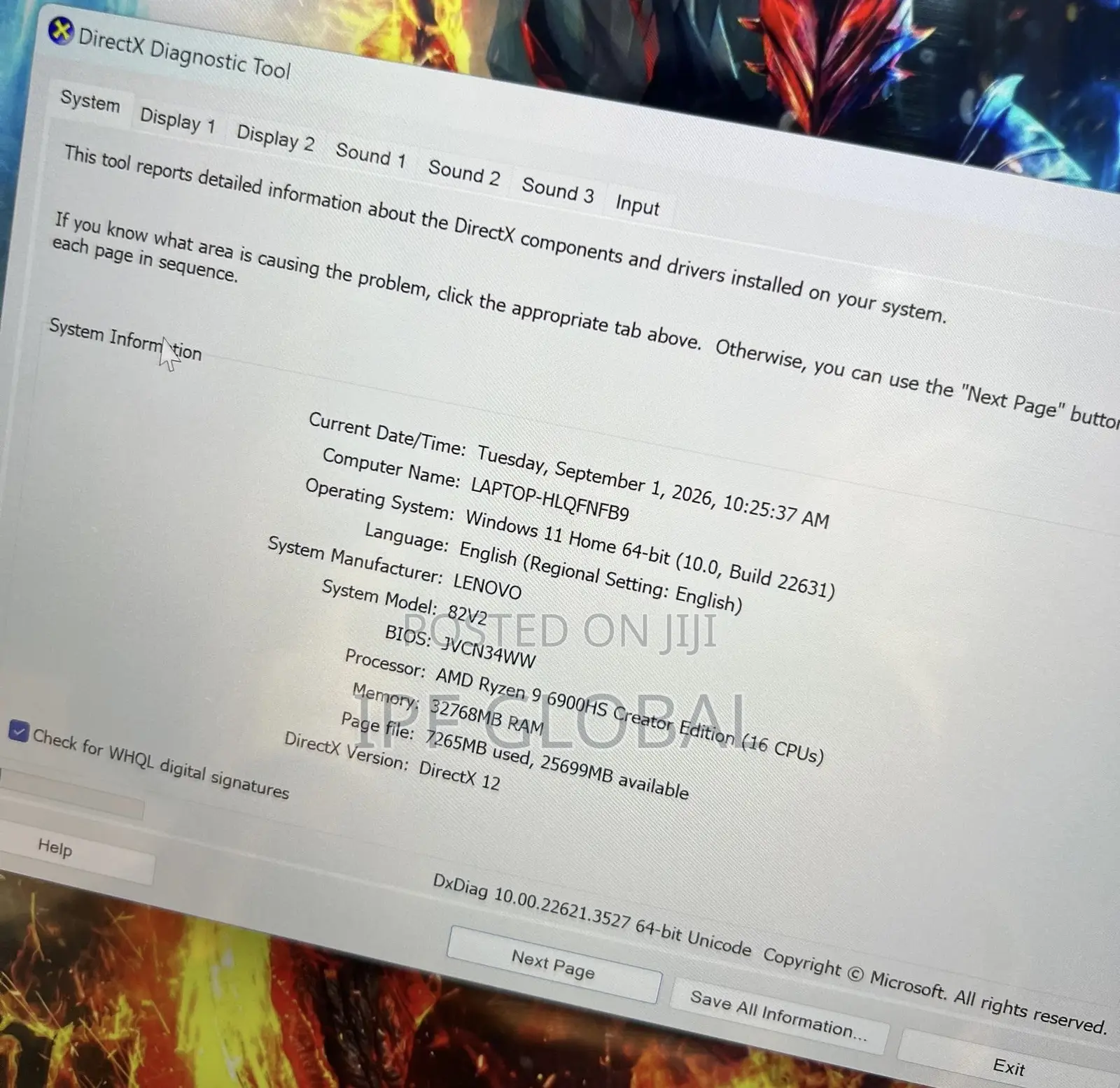 Laptop Lenovo 32GB AMD Ryzen 9 SSD 1T