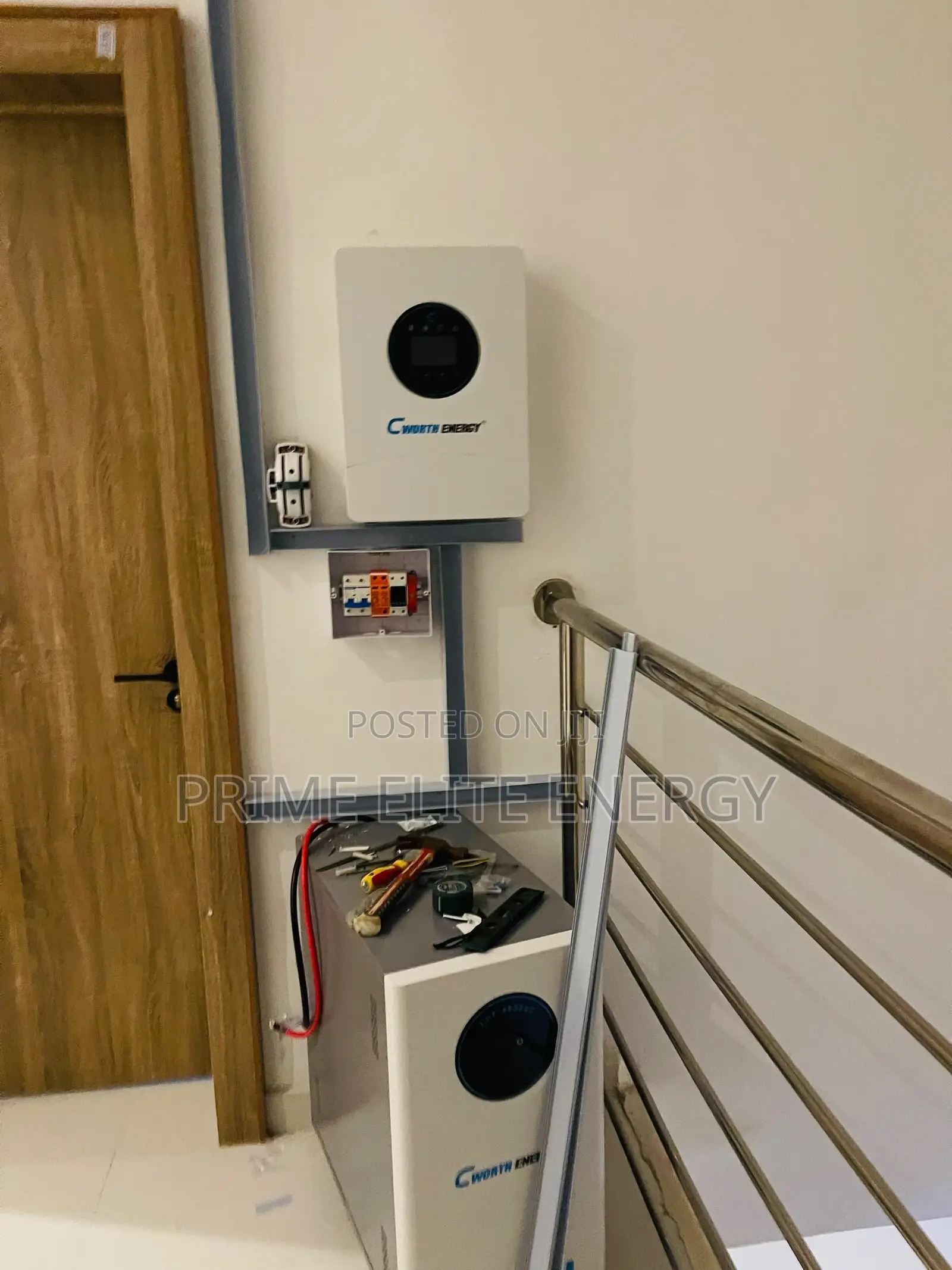 Cworth 6kva Inverter and 15kwh Lithium Battery Without Panel