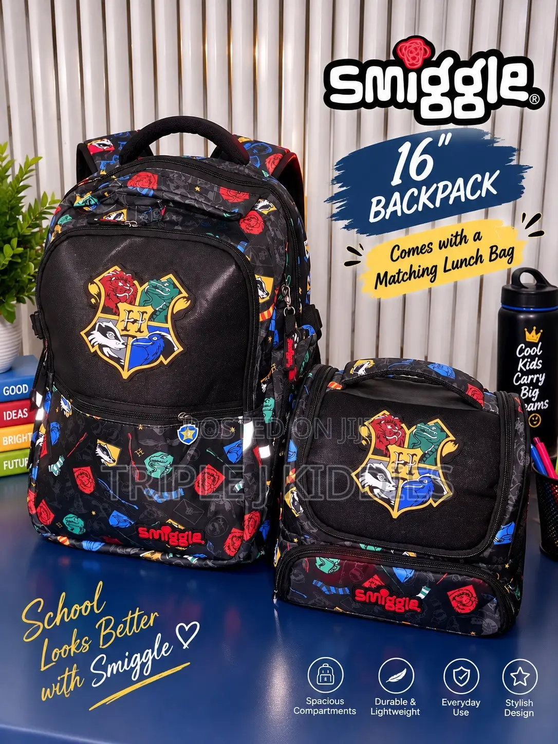 School Bags and Lunch Bag(smiggle)