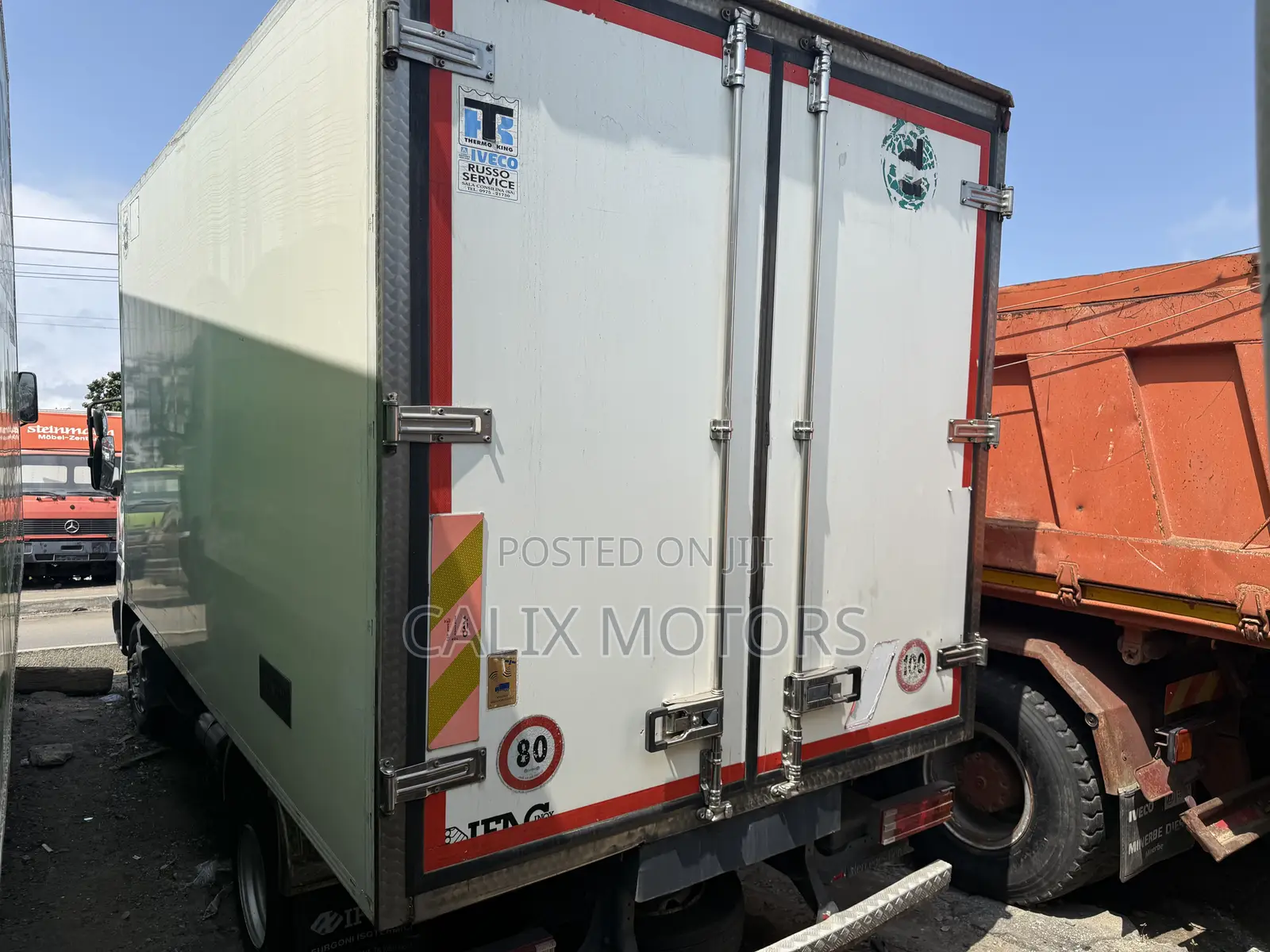 Foreign Used Mercedes Benz Atego Refrigerator Truck.