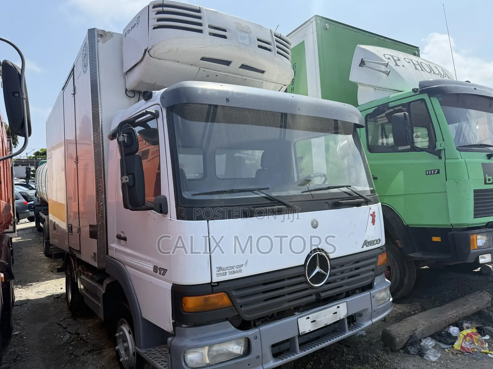 Foreign Used Mercedes Benz Atego Refrigerator Truck.