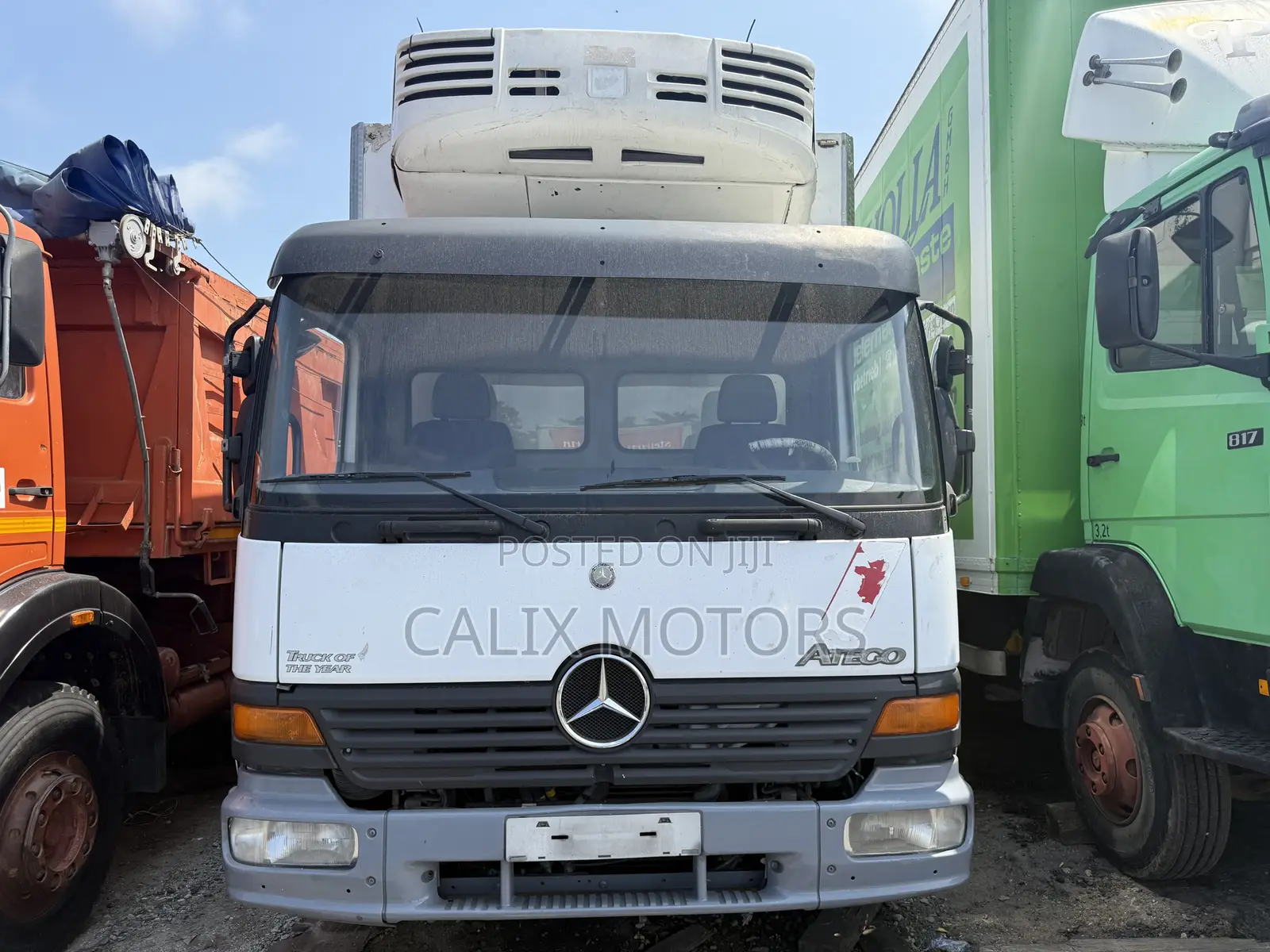Foreign Used Mercedes Benz Atego Refrigerator Truck.