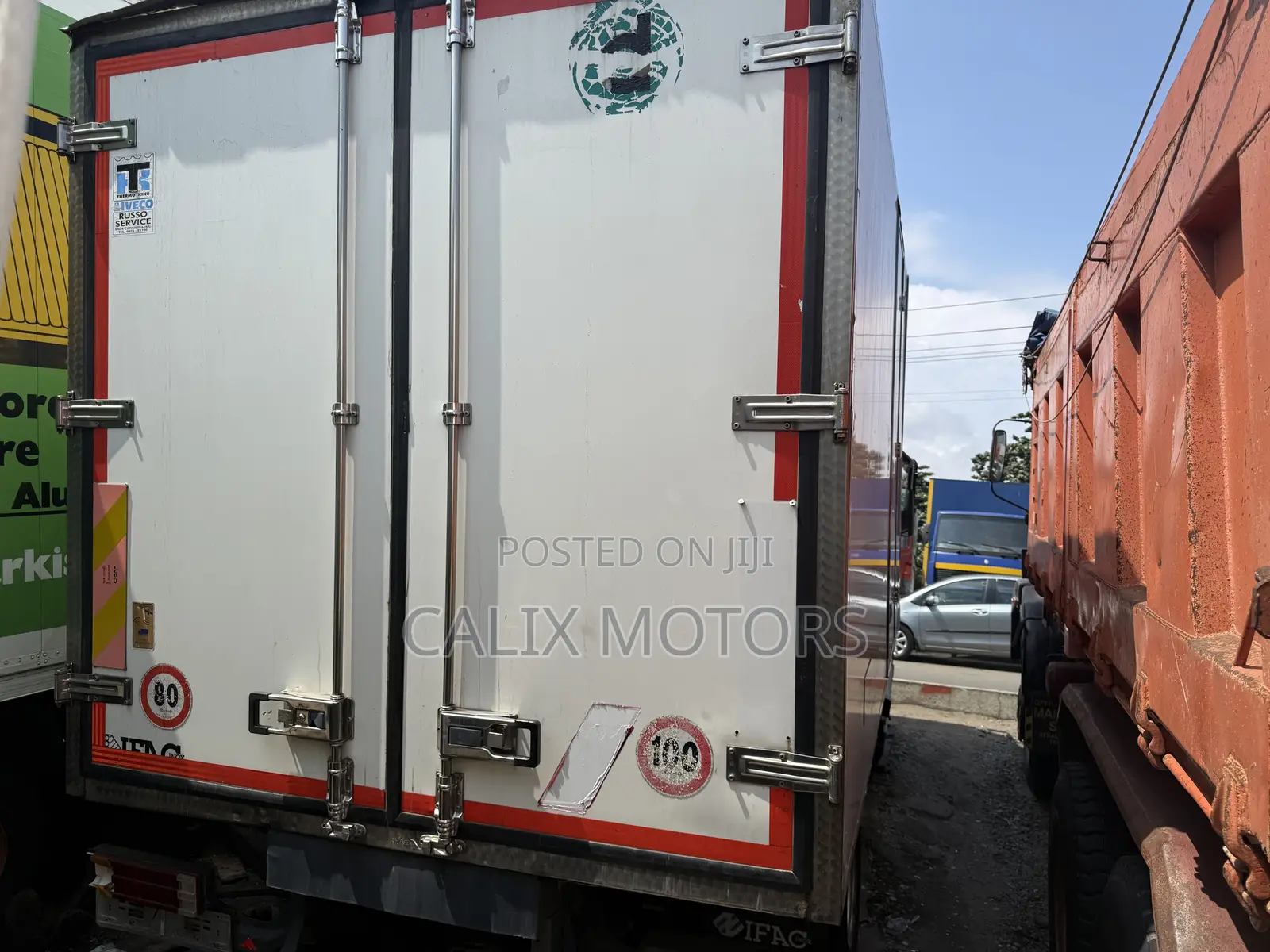 Foreign Used Mercedes Benz Atego Refrigerator Truck.