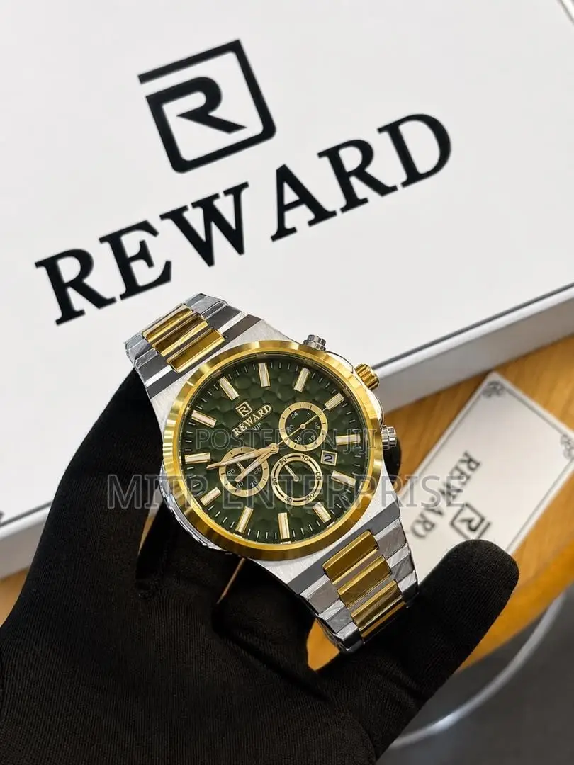 Reward Branded Chronograph Stainless Steel Watch