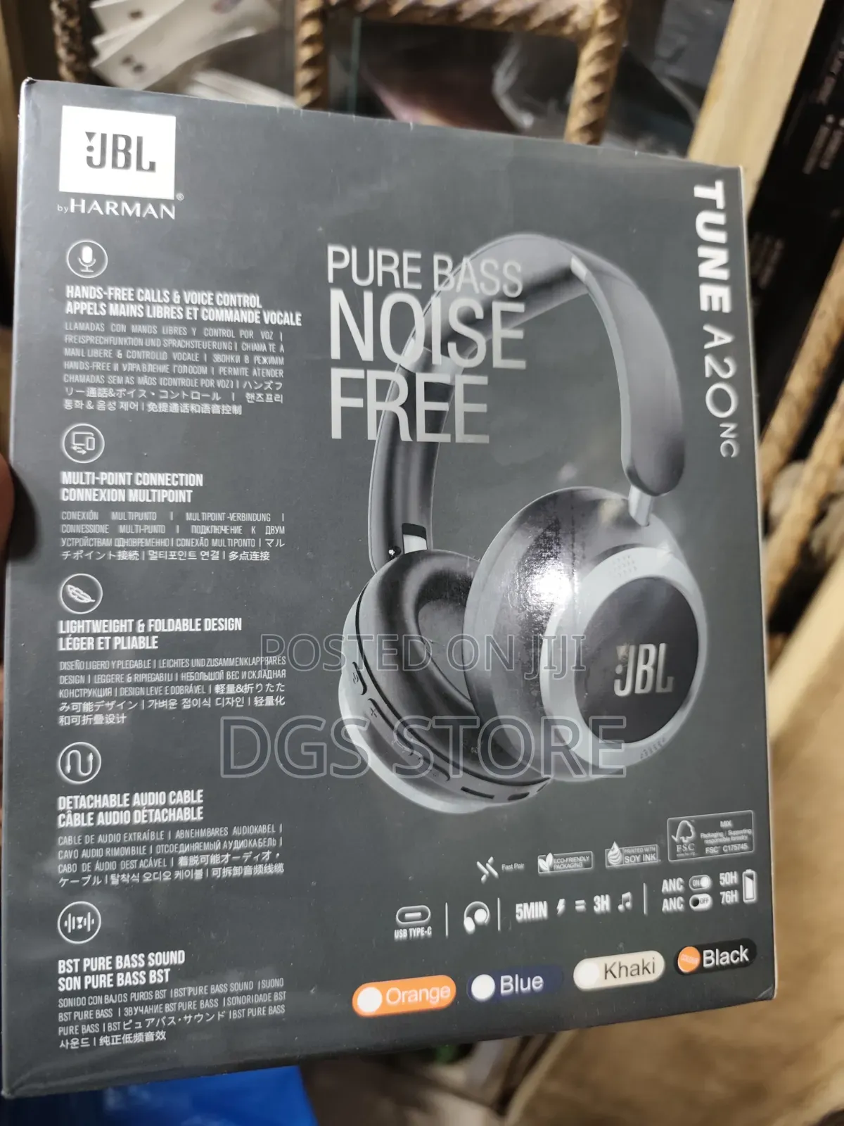 JBL Tune A20 NC Bluetooth Headphone
