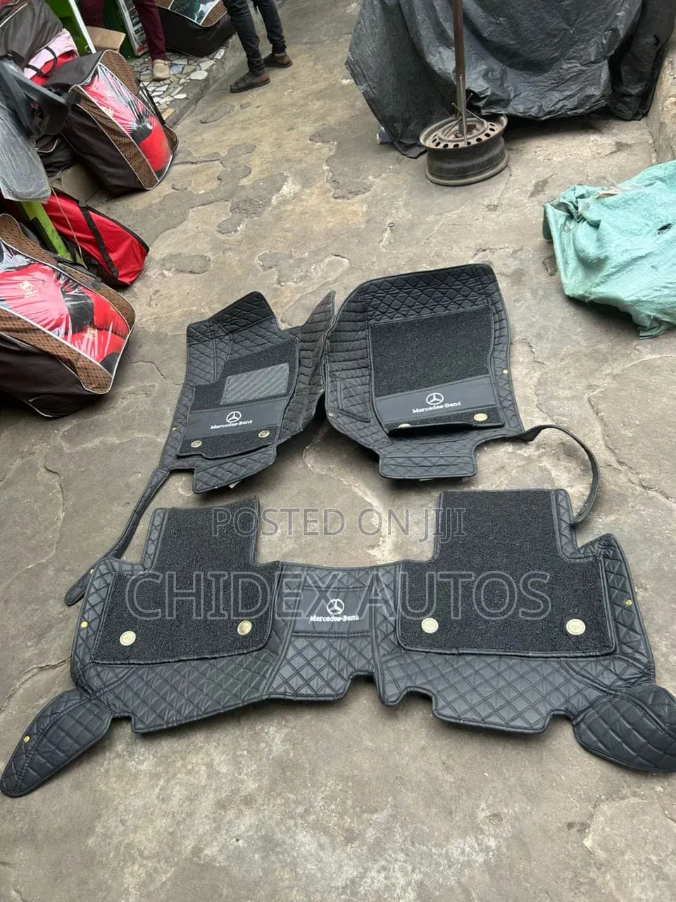 Leather Foot Mat for Toyota #