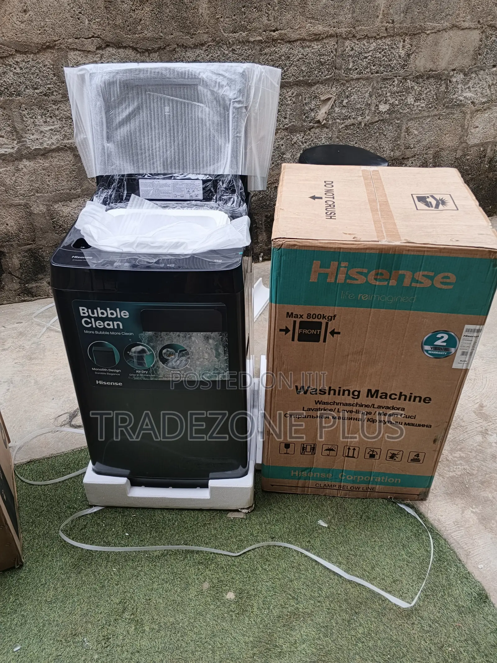 Hisense WT3K9022UB Automatic 9KG Laundry Machine