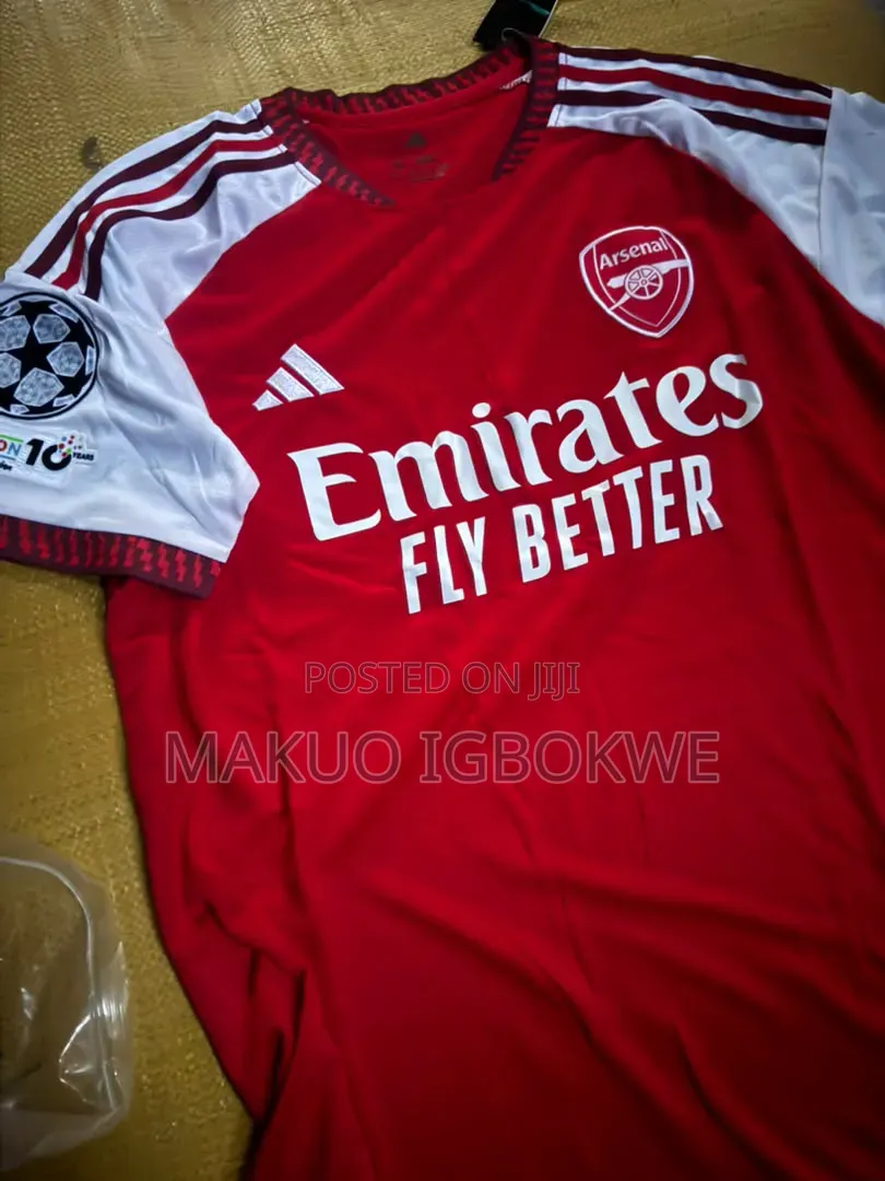 Available in SIZES Arsenal, ManU, ManCity and Madrid Jerseys