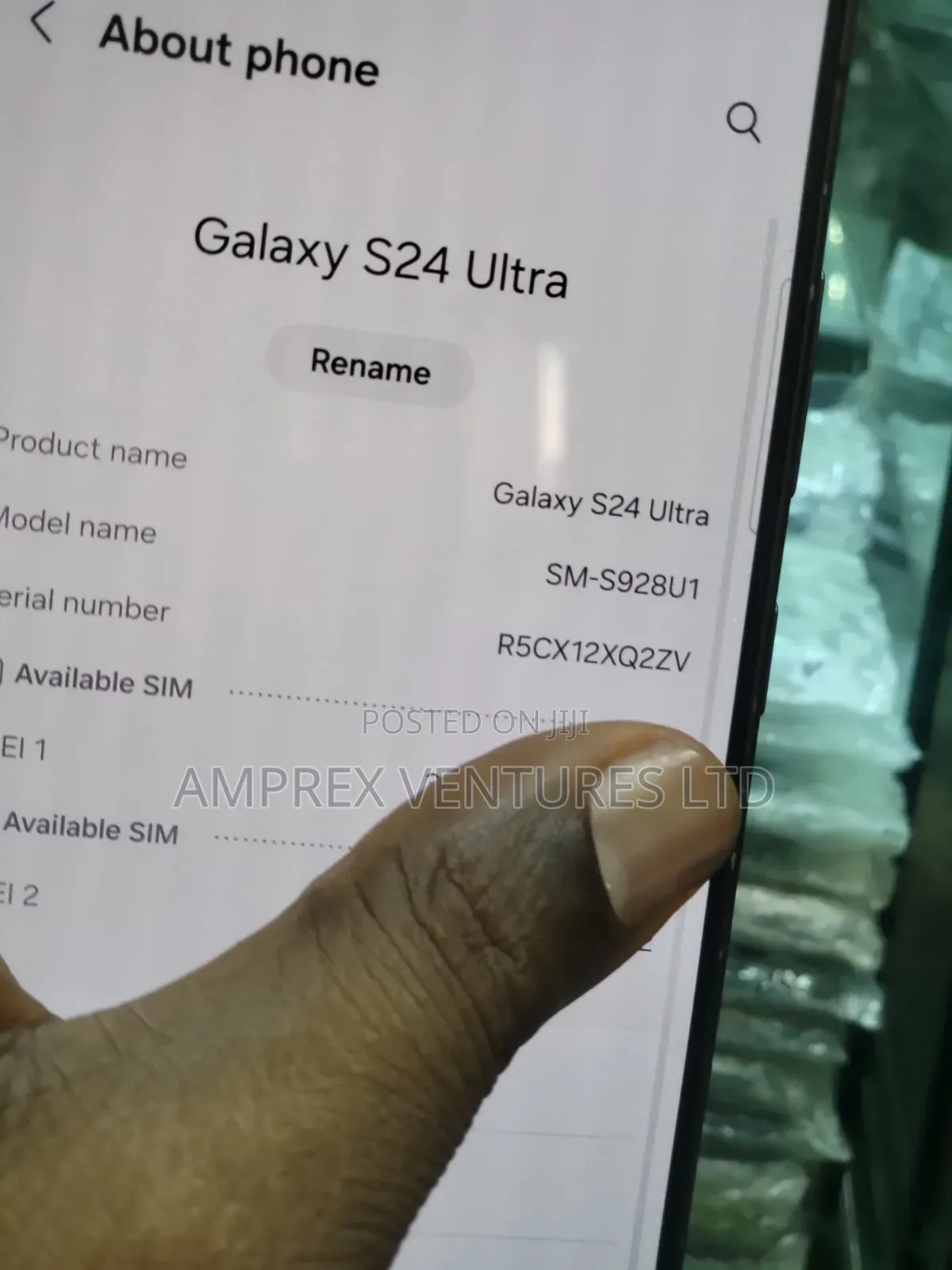 Samsung Galaxy S24 Ultra 256 GB Black