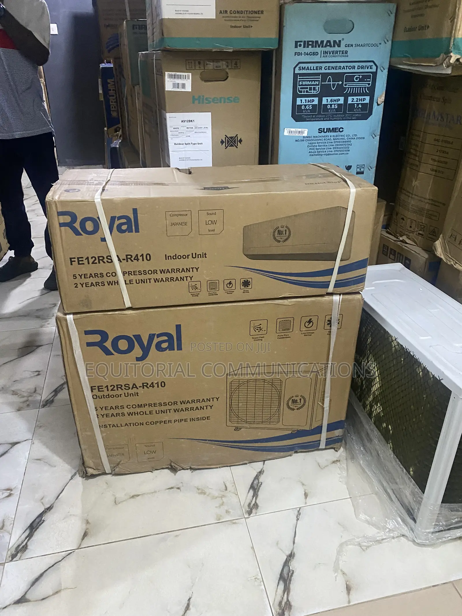 Royal R410A 1.5HP Non-Inverter Wall AC