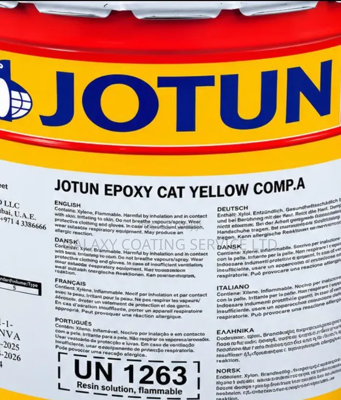 Jotun Epoxy Cat Yellow a and B Comp.
