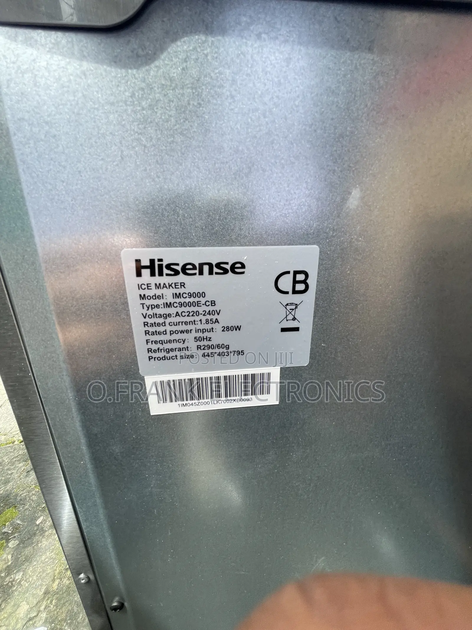 Hisense Icemaker 45kg Commercial