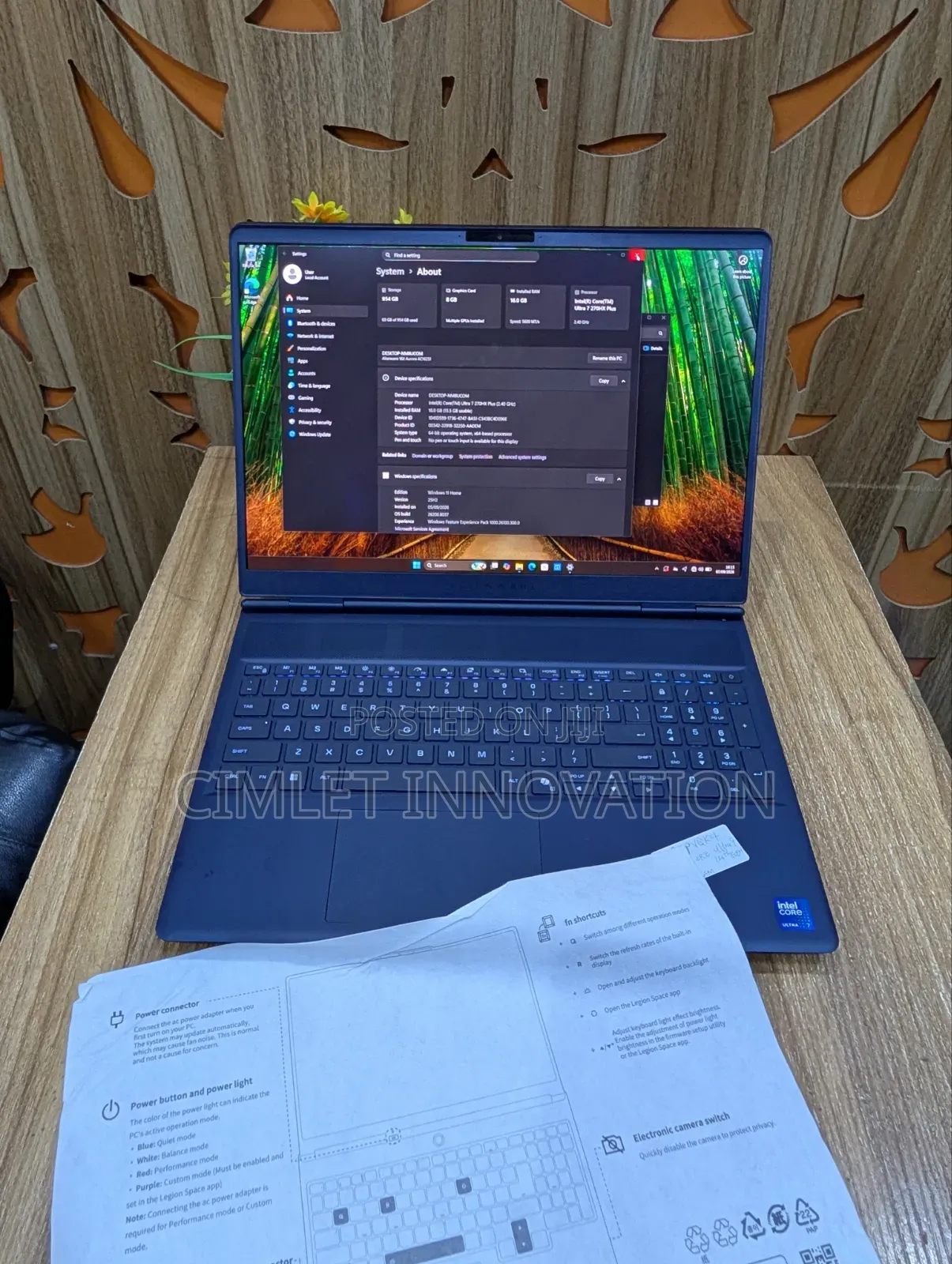 New Laptop Alienware 16 Aurora 16GB Intel Core Ultra 7 SSD 1T