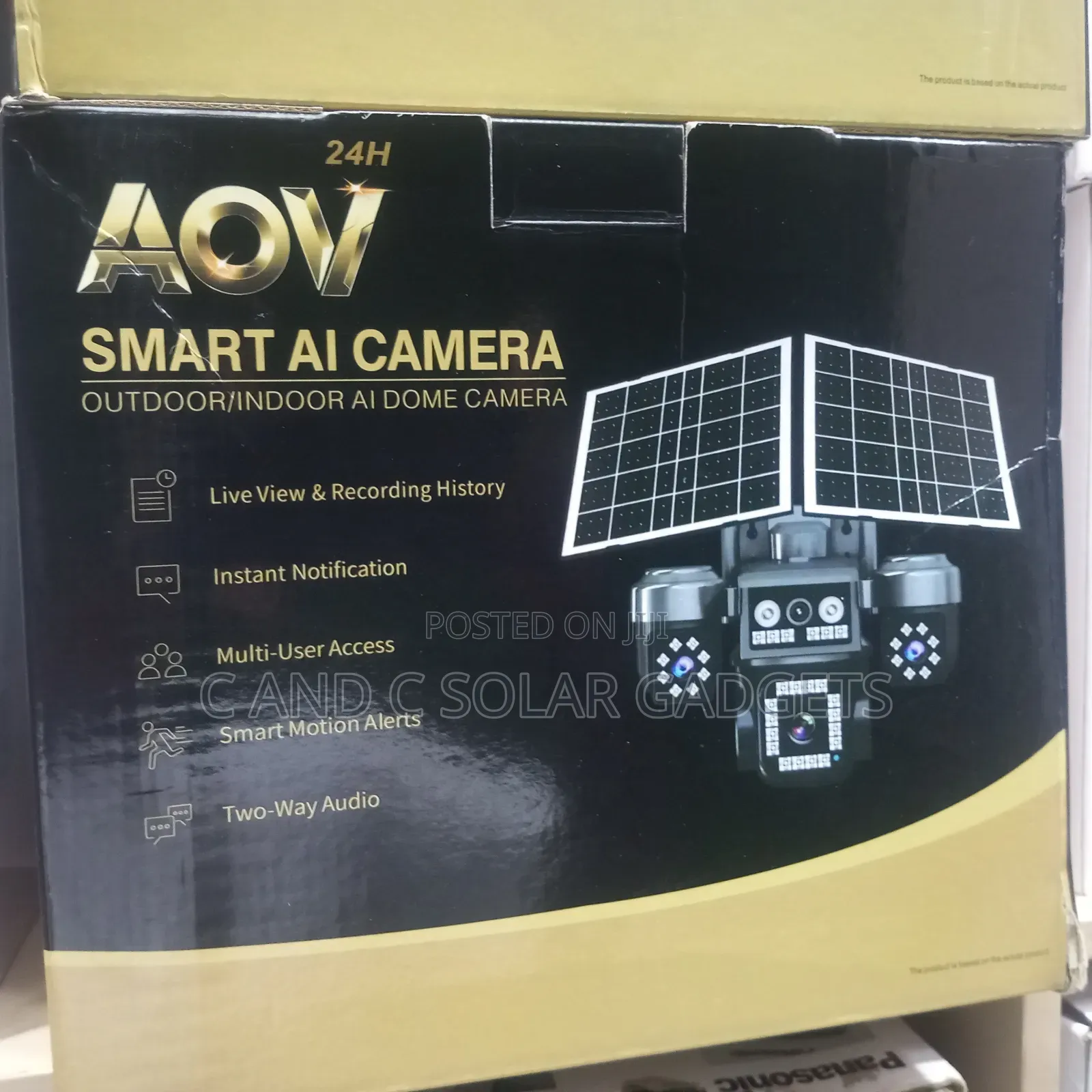 AOV Smart Ai Solar Camera 4Lens