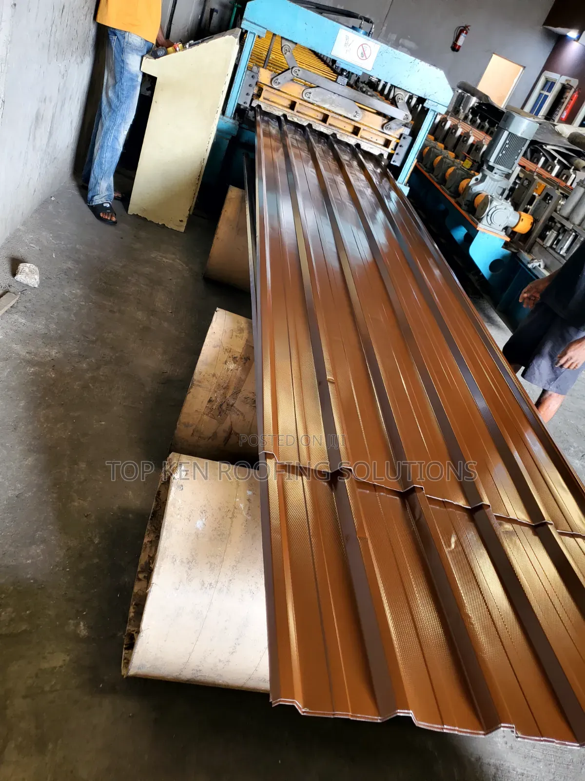Longspan Sheet 0.58mm Oven Baked Nut Brown