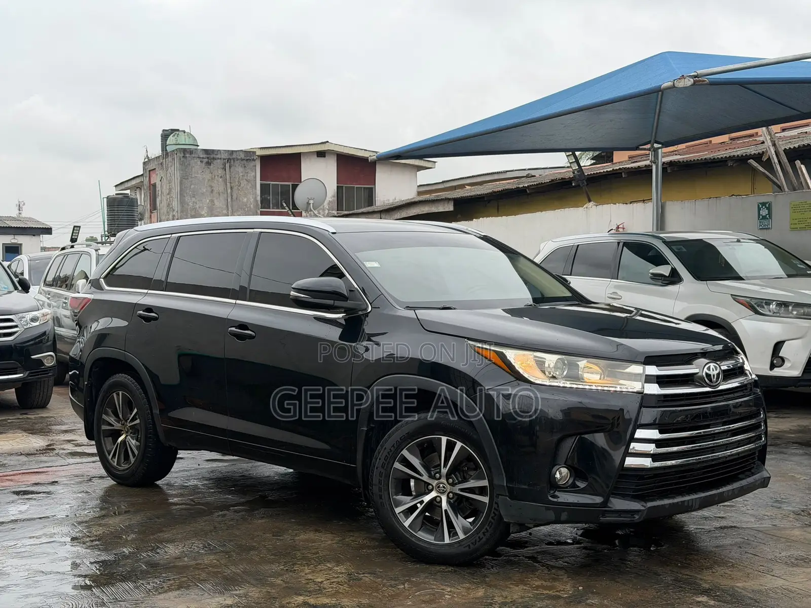 Toyota Highlander XLE V6 4x4 (3.5L 6cyl 6A) 2016 Black