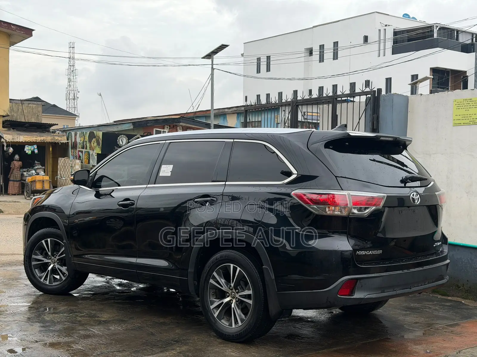 Toyota Highlander XLE V6 4x4 (3.5L 6cyl 6A) 2016 Black