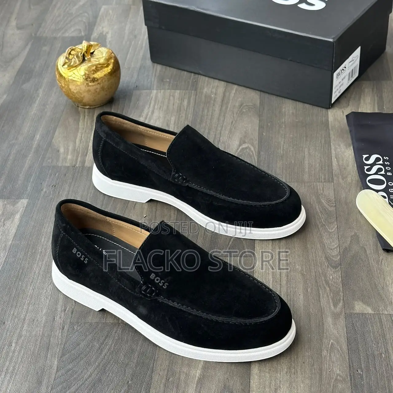 High Quality Premim Hugo Boss Moccasin Loafers Shoes