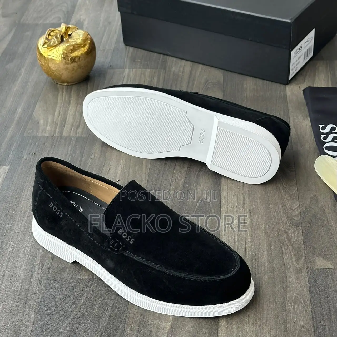High Quality Premim Hugo Boss Moccasin Loafers Shoes