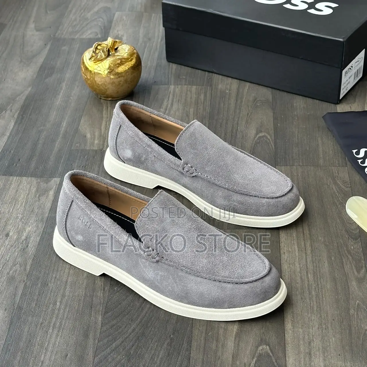 High Quality Premim Hugo Boss Moccasin Loafers Shoes