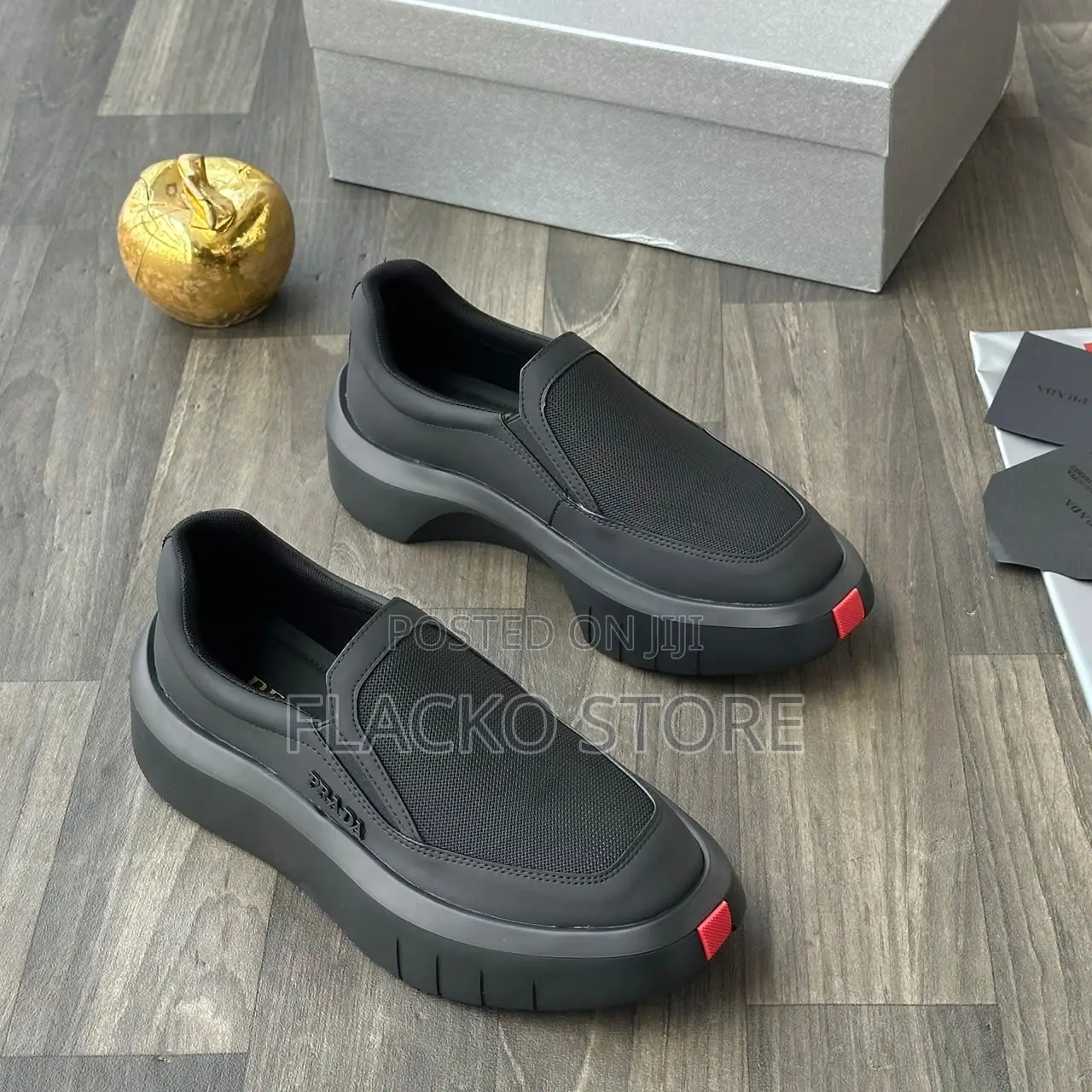 Exclusive Prada Men Slip on Luxury Sneakers