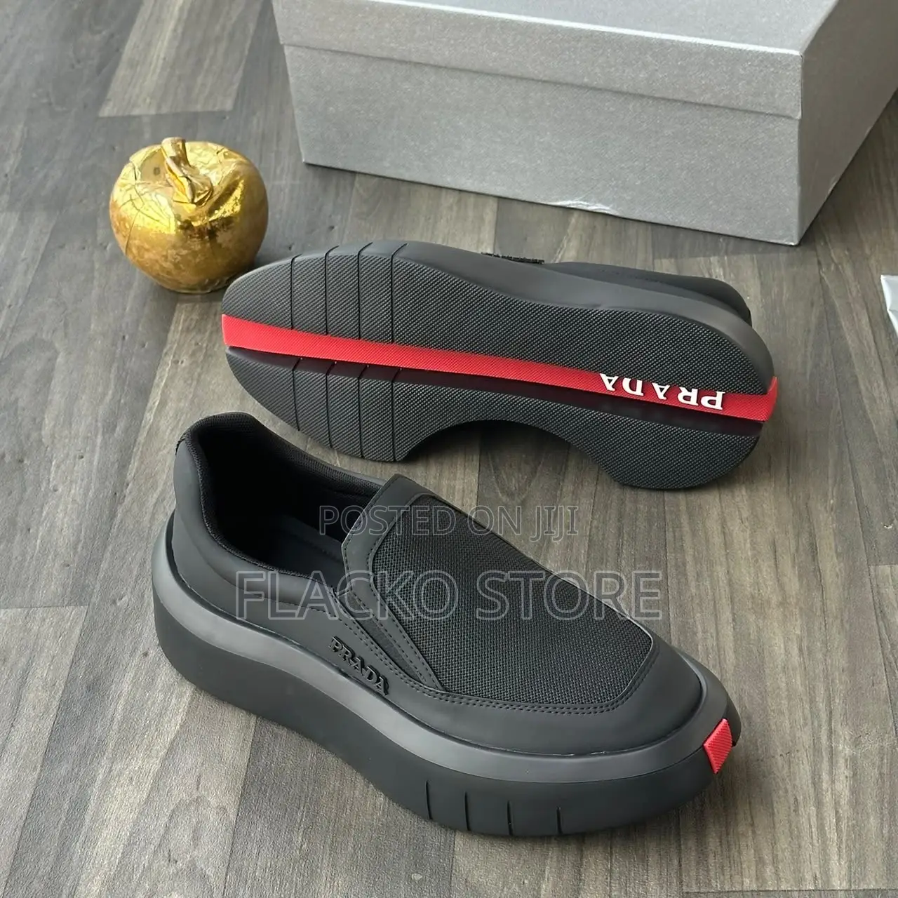 Exclusive Prada Men Slip on Luxury Sneakers