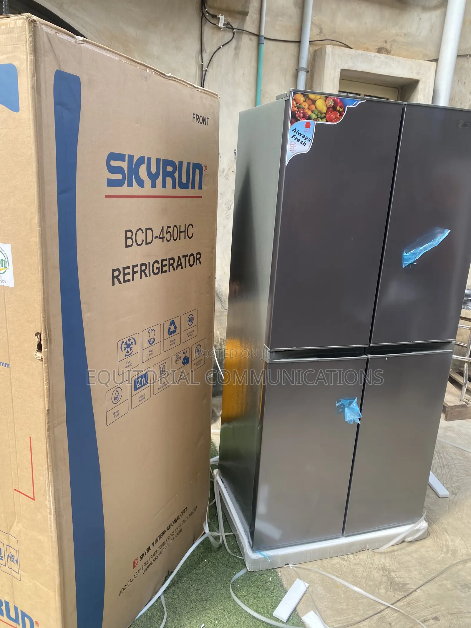Skyrun BCD-450HC Premium 4-Door Fridge
