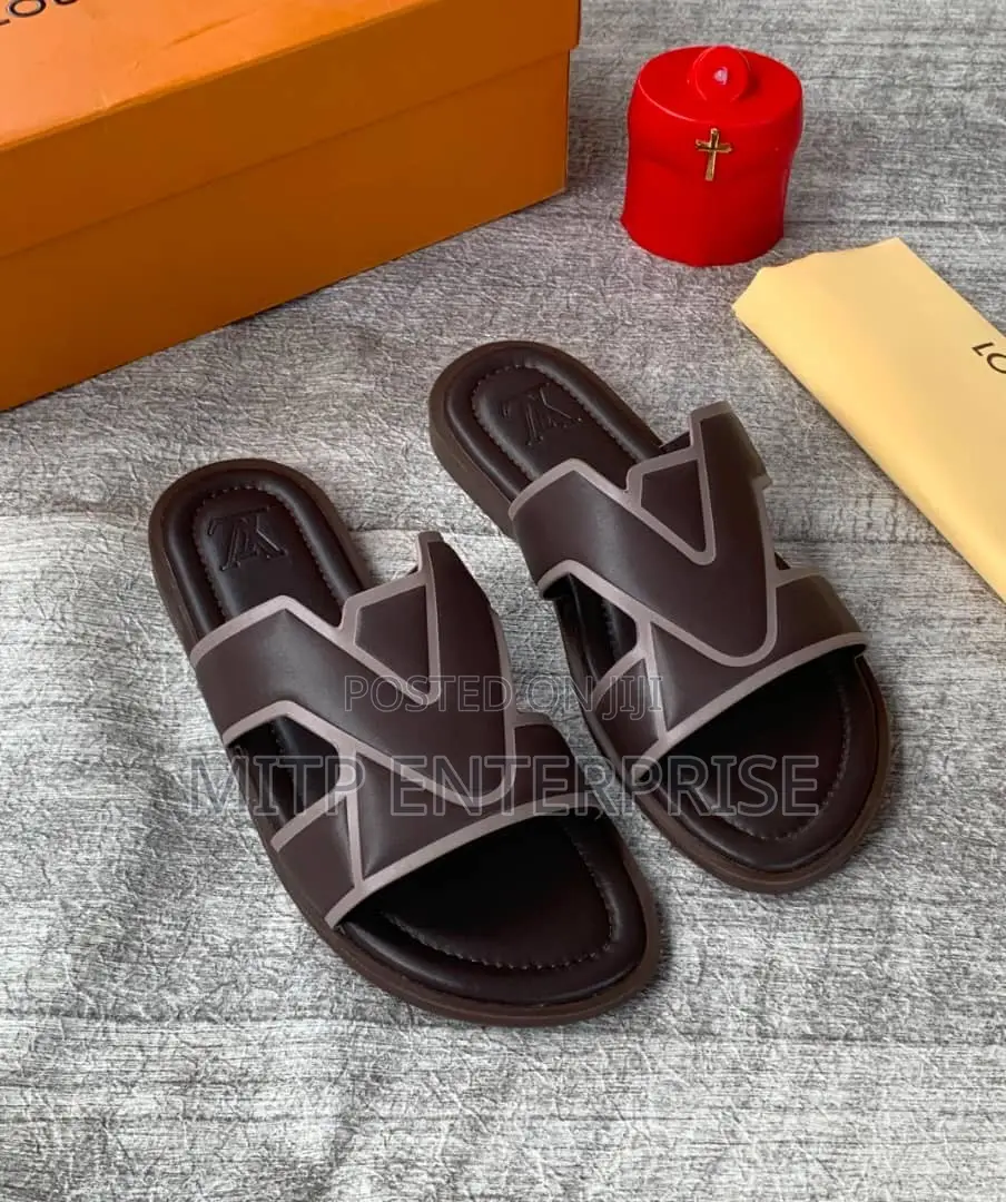 Louis Vuitton Designer Inspired Slipper/Slide