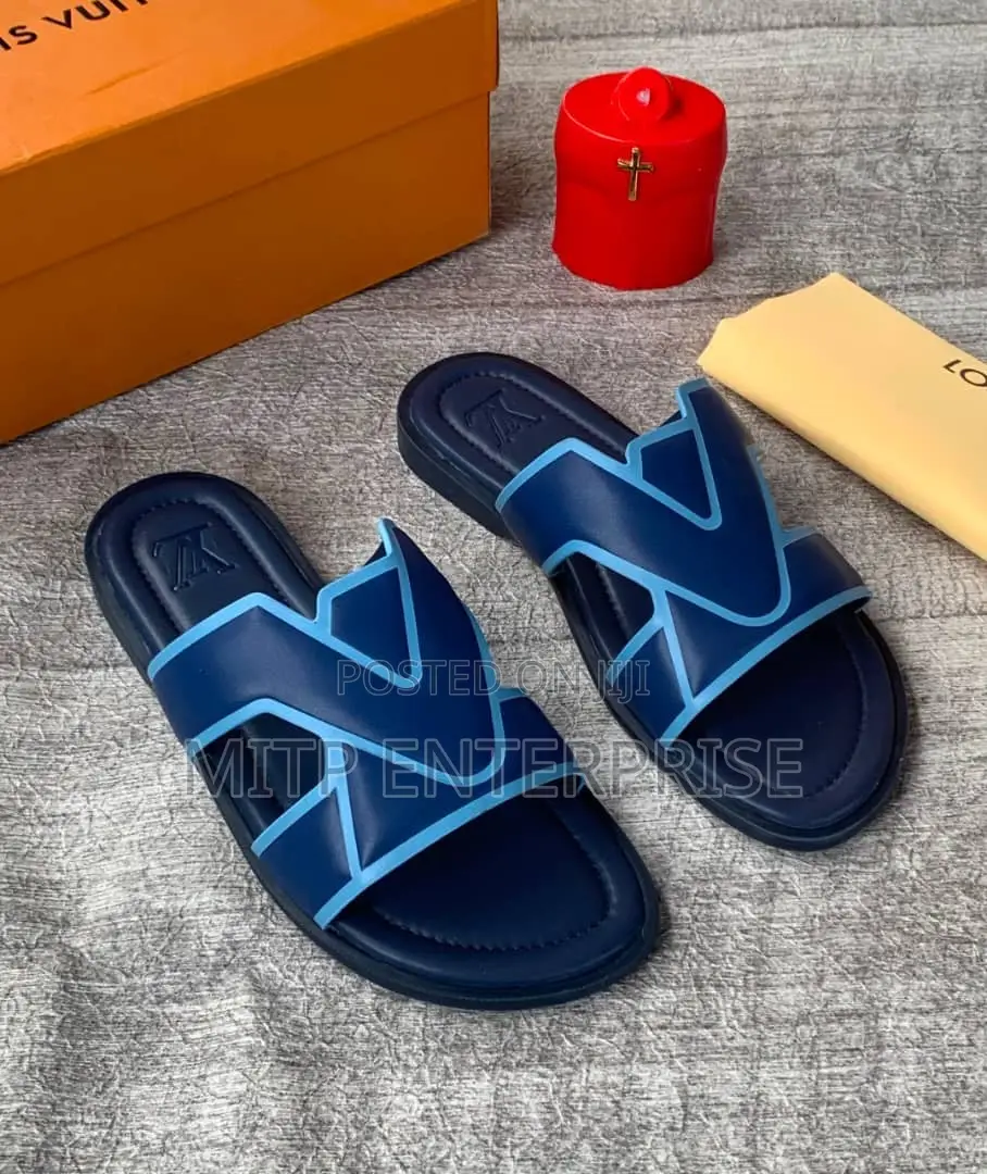 Louis Vuitton Designer Inspired Slipper/Slide