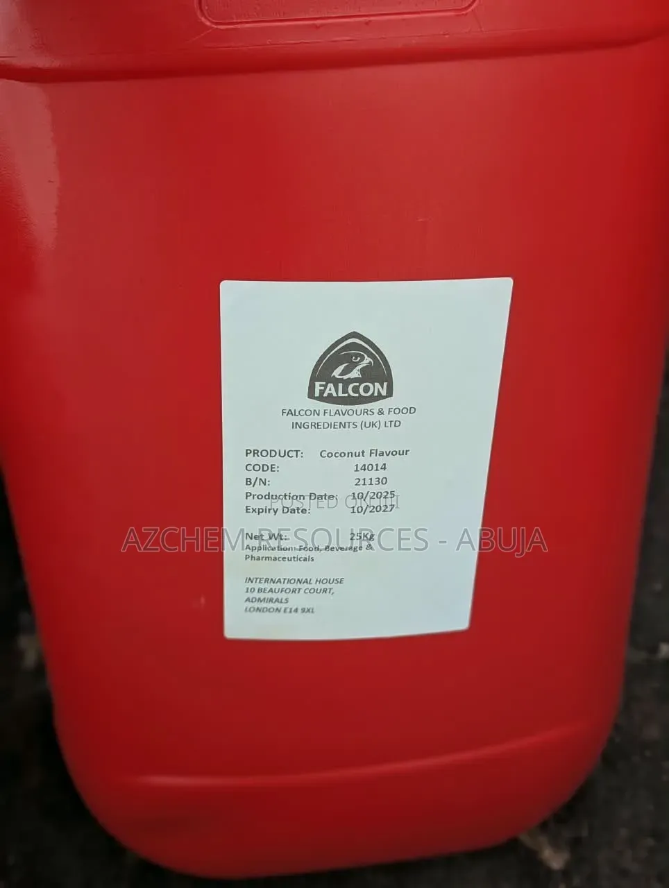 Coconut Flavour – 25kg Drum (Premium Food Beverage Grade)